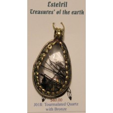 Tourmalated Quartz Pendant