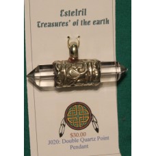 Double Quartz Pendant