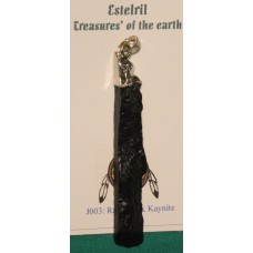 Black Kyanite Pendant